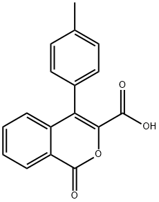 4-(4-methylphenyl)-1-oxo-1H-isochromene-3-carboxylic acid Structure