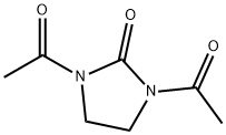 1,3-二乙酰基-2-咪唑烷酮, 5391-40-2, 结构式