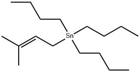 TRIBUTYL(3-METHYL-2-BUTENYL)TIN Struktur