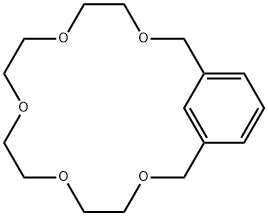 3,6,9,12,15-pentaoxabicyclo[15.3.1]henicosa-1(21),17,19-triene Struktur