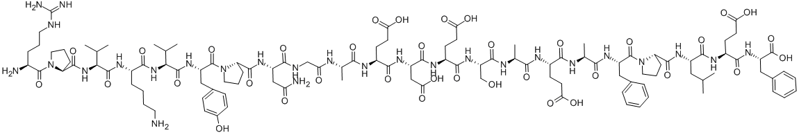 PROTEOMASS™ACTHフラグメント18-39 MALDI-MSスタンダード 化学構造式