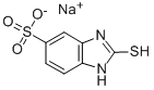 2-巯基苯并咪唑-5-磺酸钠二水合物,53918-03-9,结构式