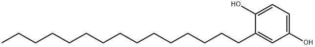 2-Pentadecylhydroquinone Struktur