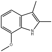 2,3-Dimethyl-7-methoxy-1H-indole Struktur
