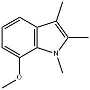 7-Methoxy-1,2,3-trimethyl-1H-indole Struktur