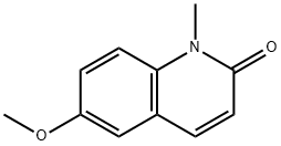 6-甲氧基-1-甲基喹啉-2(1H)-酮,5392-11-0,结构式