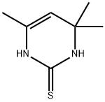 4,4,6-Trimethyl-3,4-dihydropyrimidine-2(1H)-thione,5392-23-4,结构式