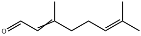 柠檬醛,5392-40-5,结构式