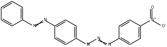 对硝基苯重氮氨基偶氮苯,5392-67-6,结构式