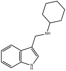 N-cyclohexyl-1H-indole-3-methylamine Struktur