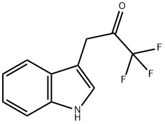 1,1,1-trifluoro-3-(1H-indol-3-yl)propan-2-one Struktur