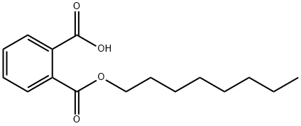 フタル酸1-オクチル 化学構造式