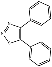 4,5-ジフェニル-1,2,3-チアジアゾール 化学構造式