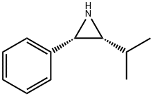 Aziridine, 2-(1-methylethyl)-3-phenyl-, cis- (9CI) Struktur
