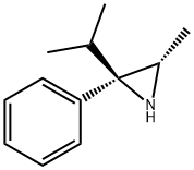 Aziridine, 3-methyl-2-(1-methylethyl)-2-phenyl-, cis- (9CI) Struktur