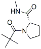 pivaloyl-proline N-methylamide Struktur