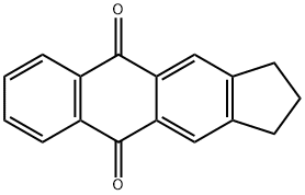 2,3-Dihydro-1H-cyclopent[b]anthracene-5,10-dione Struktur