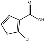 2-Chlorothiophene-3-carboxylic acid Struktur