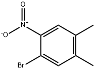 1-bromo-4,5-dimethyl-2-nitrobenzene 化学構造式