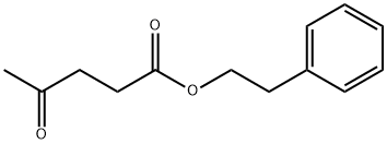 4-オキソペンタン酸フェネチル 化学構造式