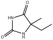 5-甲基-5-乙基乙内酰脲 结构式