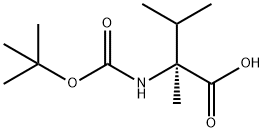 BOC-N-D-ALPHA-甲基缬氨酸, 53940-90-2, 结构式