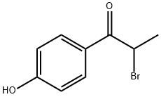 2-溴-1-(4-羟苯基)丙烷-1-酮,53946-87-5,结构式