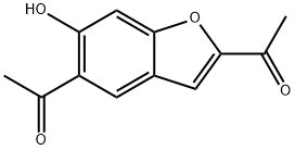 2,5-二乙酰基-6-羟基苯并呋喃 结构式