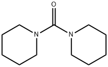 1,1'-カルボニルビスピペリジン 化学構造式