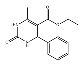 2-HYDROXY-6-METHYL-4-PHENYL-1,4-DIHYDRO-PYRIMIDINE-5-CARBOXYLIC ACID ETHYL ESTER Structure