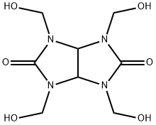 四羟甲基甘脲, 5395-50-6, 结构式
