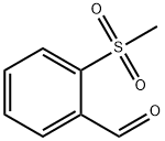2-methylsulfonylbenzaldehyde Struktur