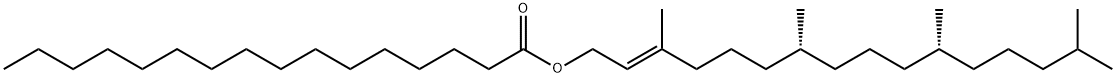 [R-[R*,R*-(E)]]-3,7,11,15-tetramethylhexadec-2-enyl palmitate Structure
