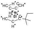 tert-アミルフェロセン 化学構造式