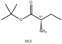 (S)-2-氨基丁酸叔丁酯盐酸盐, 53956-05-1, 结构式