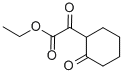 2-オキソシクロヘキサングリオキシル酸エチルエステル 化学構造式
