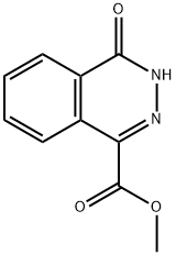 4-OXO-3,4-DIHYDRO-PHTHALAZINE-1-CARBOXYLIC ACID METHYL ESTER 化学構造式