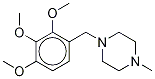 N-甲基-4-(2,3,4-三甲氧基苄基)哌嗪二盐酸盐 结构式