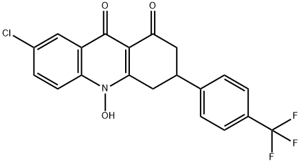 氟克吖啶 结构式