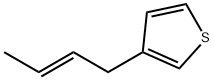 3-[(E)-2-Butenyl]thiophene Struktur