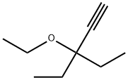 3-エトキシ-3-エチル-1-ペンチン 化学構造式