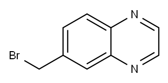 6-(bromomethyl)quinoxaline Structure