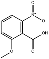 2-メトキシ-6-ニトロ安息香酸 化学構造式