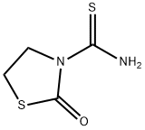 3-Thiazolidinecarbothioamide,  2-oxo- Struktur
