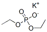 りん酸ジエチル=カリウム 化学構造式