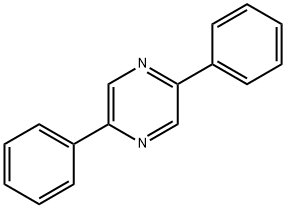 2,5-ジフェニルピラジン 化学構造式