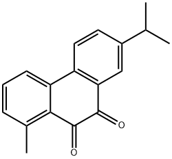 1-methyl-7-propan-2-yl-phenanthrene-9,10-dione Structure