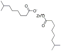 ビス(イソノナン酸)亜鉛 化学構造式