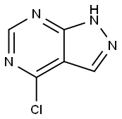 4-Chloro-1H-pyrazolo[3,4-d]pyrimidine Struktur