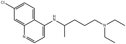 氯喹, 54-05-7, 结构式